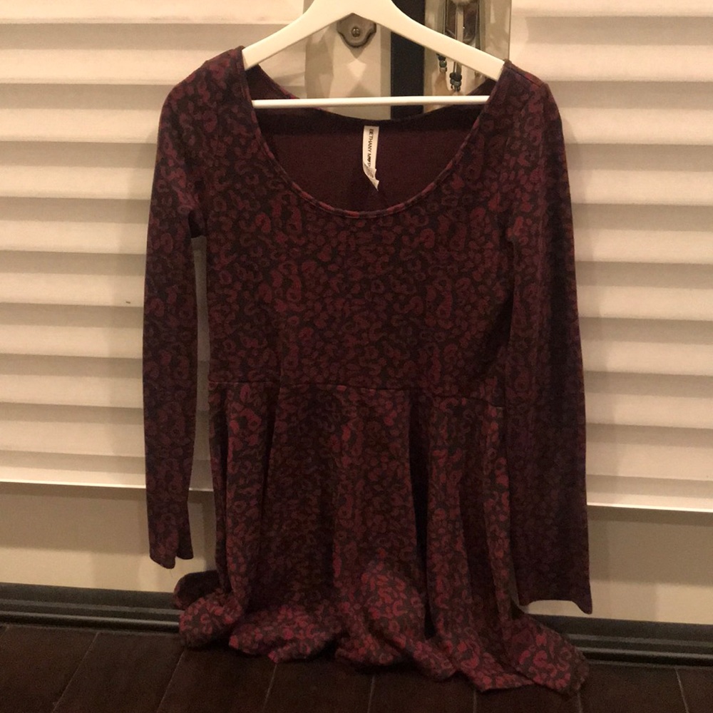 Cheetah print dress